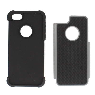 2-color Plastic Case + Silicon Case for iPhone 5 & 5s & SE