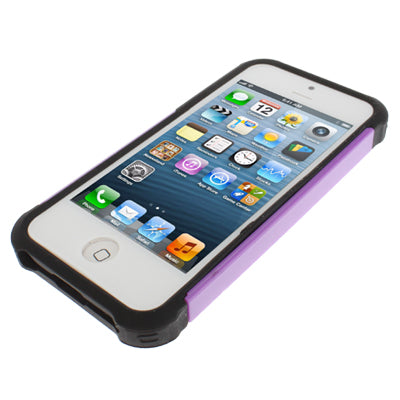 2-color Plastic Case + Silicon Case for iPhone 5 & 5s & SE