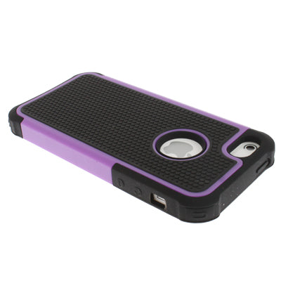 2-color Plastic Case + Silicon Case for iPhone 5 & 5s & SE