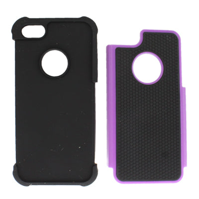 2-color Plastic Case + Silicon Case for iPhone 5 & 5s & SE