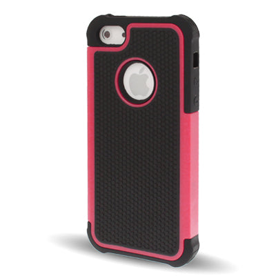 2-color Plastic Case + Silicon Case for iPhone 5 & 5s & SE