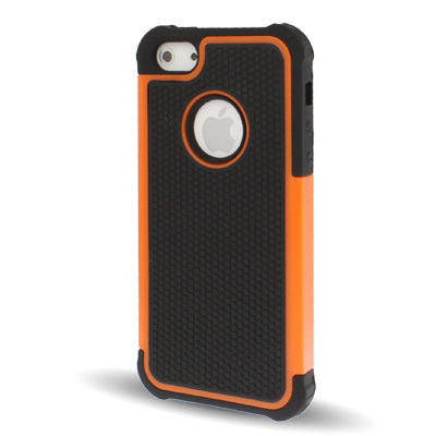 2-color Plastic Case + Silicon Case for iPhone 5 & 5s & SE