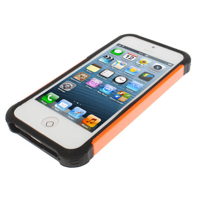 2-color Plastic Case + Silicon Case for iPhone 5 & 5s & SE