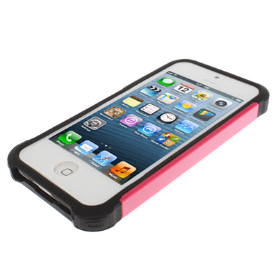 2-color Plastic Case + Silicon Case for iPhone 5 & 5s & SE