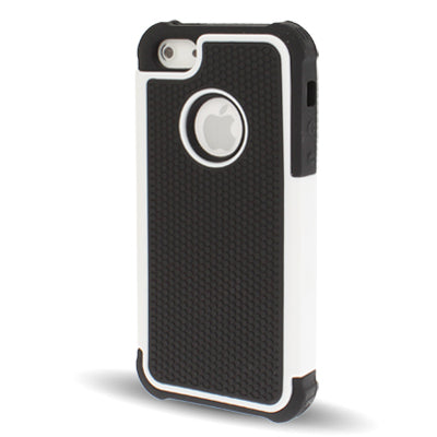 2-color Plastic Case + Silicon Case for iPhone 5 & 5s & SE
