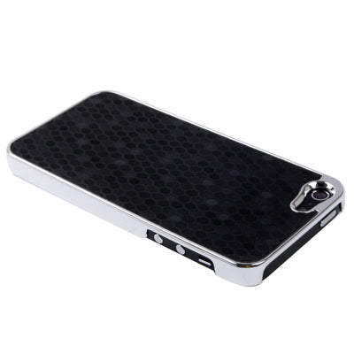 Honeycomb Texture Plating Skinning Plastic Case for iPhone 5