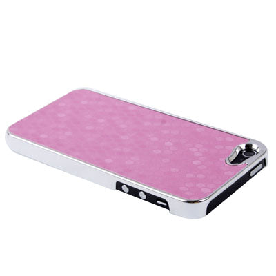 Honeycomb Texture Plating Skinning Plastic Case for iPhone 5
