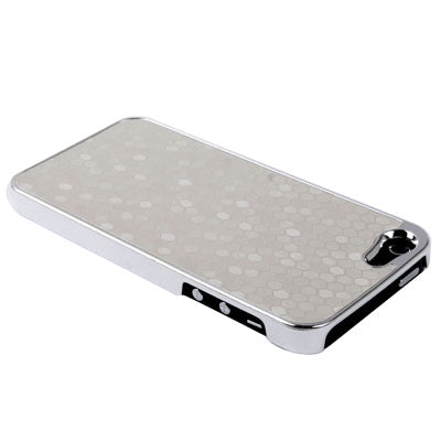 Honeycomb Texture Plating Skinning Plastic Case for iPhone 5