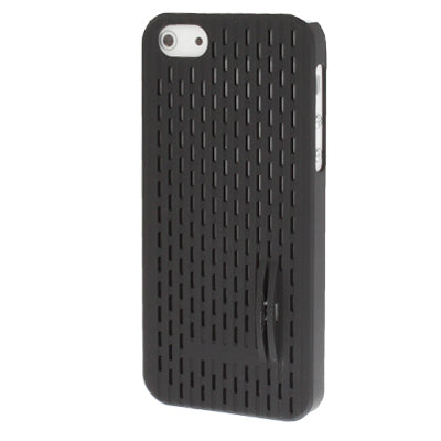 Hollow Plastic Case with Holder for iPhone 5 & 5s & SE