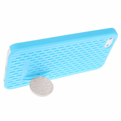 Hollow Plastic Case with Holder for iPhone 5 & 5s & SE