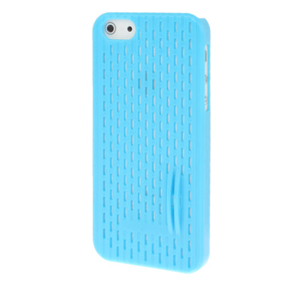 Hollow Plastic Case with Holder for iPhone 5 & 5s & SE