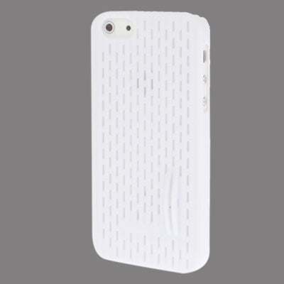 Hollow Plastic Case with Holder for iPhone 5 & 5s & SE