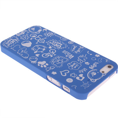Cartoon Graffiti Style Plastic Case for iPhone 5 & 5s & SE