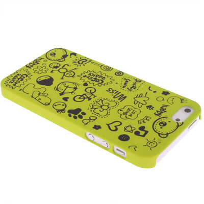 Cartoon Graffiti Style Plastic Case for iPhone 5 & 5s & SE
