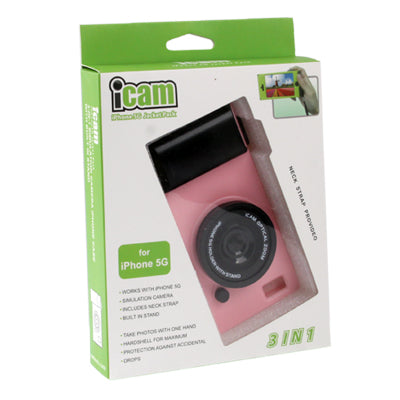Camera Styles Plastic Protective Case for iPhone 5 & 5s & SE