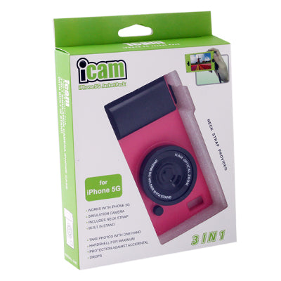Camera Styles Plastic Protective Case for iPhone 5 & 5s & SE