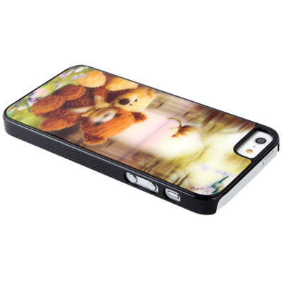 3D Effects Style Bears Pattern Plastic Case for iPhone 5 & 5s & SE