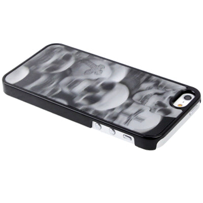 3D Effects Style Skull Heads Pattern Plastic Case for iPhone 5 & 5s & SE
