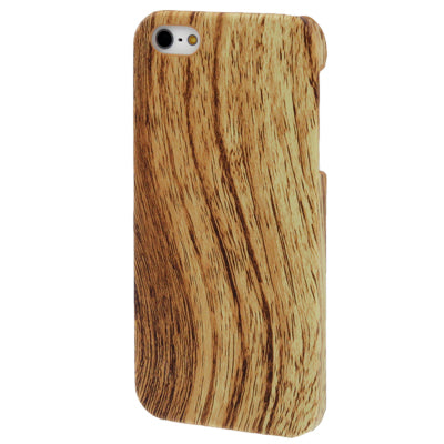 Wood Grain Series Plastic Case for iPhone 5 & 5s & SE