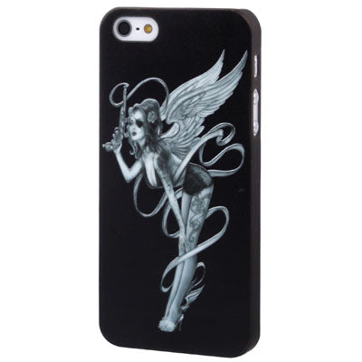 Ultra Slim Sexy Girl Pattern Fluorescent Light Frosted Plastic Case for iPhone 5