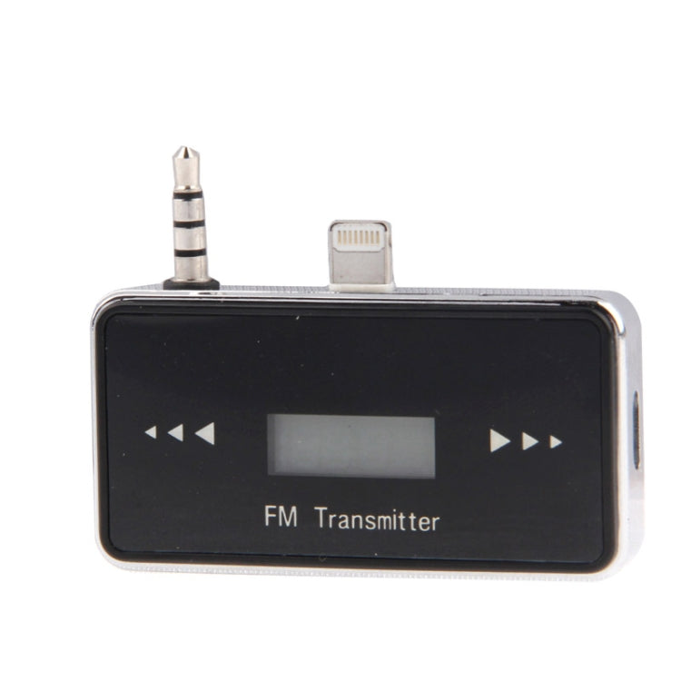 FM Transmitter, Radio Transmitter Wireless FM with 3.5mm Jack 5V 1A USB Car Charger, For iPhone 6 & 6s & 6 Plus & 6s Plus / iPhone 5 & 5S & SE & 5C / iPad(Black)
