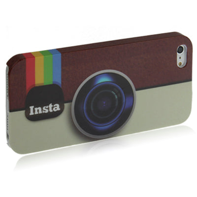 Camera Pattern Ultrathin Anti-scratch Plastic Protective Case for iPhone 5 & 5s & SE