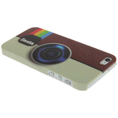 Camera Pattern Ultrathin Anti-scratch Plastic Protective Case for iPhone 5 & 5s & SE