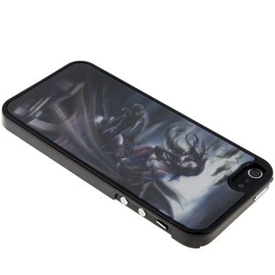 3D Effects Style Batgirl Pattern Plastic Case for iPhone 5 & 5s & SE