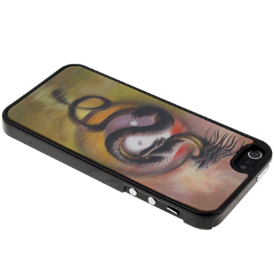3D Effects Style Dragon Pattern Plastic Case for iPhone 5 & 5s & SE