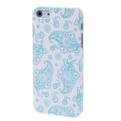 Propitious Clouds Pattern Plastic Case for iPhone 5(Blue)
