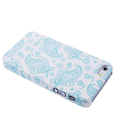 Propitious Clouds Pattern Plastic Case for iPhone 5(Blue)
