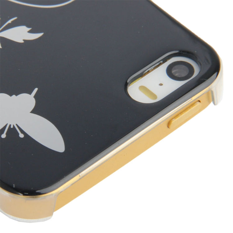 Butterfly Pattern Smooth Surface Plastic Case for iPhone 5 & 5s & SE