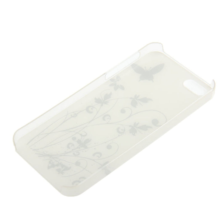 Butterfly Pattern Smooth Surface Plastic Case for iPhone 5 & 5s & SE