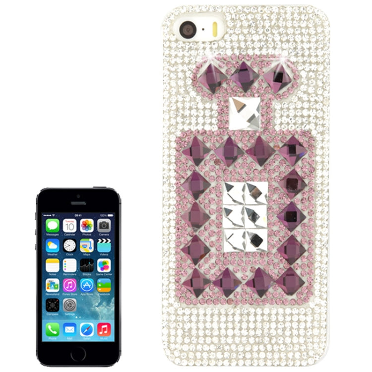 Perfume Bottle Pattern Diamond Encrusted Crystal Case for iPhone 5 & 5s & SE