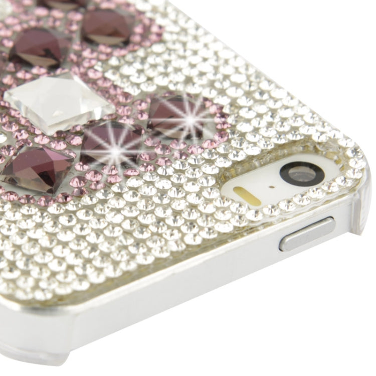 Perfume Bottle Pattern Diamond Encrusted Crystal Case for iPhone 5 & 5s & SE