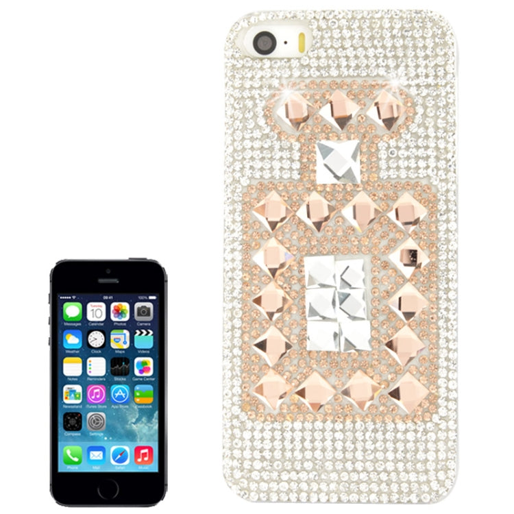 Perfume Bottle Pattern Diamond Encrusted Crystal Case for iPhone 5 & 5s & SE