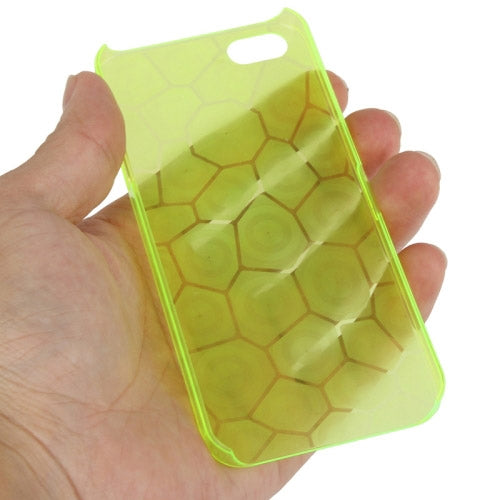 0.7mm Ultra Thin Liquid Cubed Geometric Pattern Translucent Plastic Case for iPhone 5 & 5s & SE