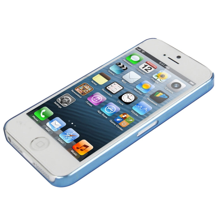 0.7mm Ultra Thin Liquid Cubed Geometric Pattern Translucent Plastic Case for iPhone 5 & 5s & SE
