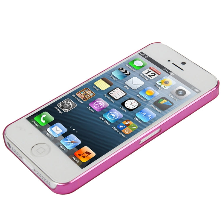 0.7mm Ultra Thin Liquid Cubed Geometric Pattern Translucent Plastic Case for iPhone 5 & 5s & SE