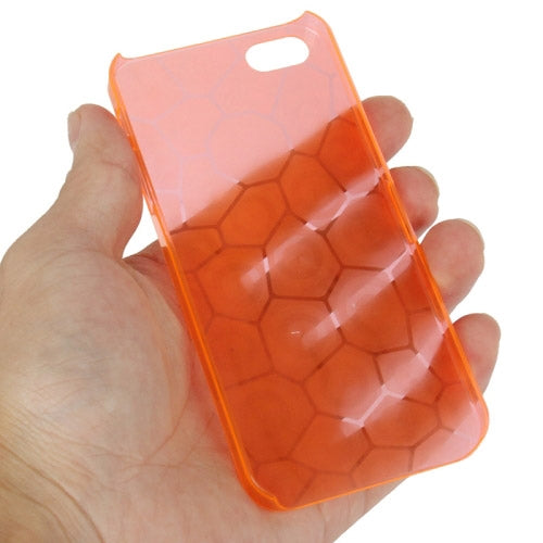 0.7mm Ultra Thin Liquid Cubed Geometric Pattern Translucent Plastic Case for iPhone 5 & 5s & SE