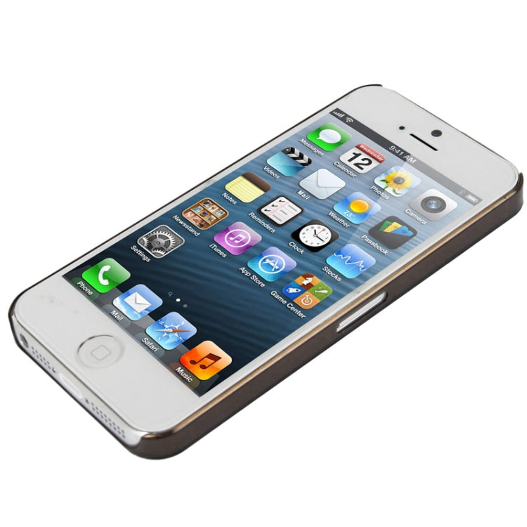 0.7mm Ultra Thin Liquid Cubed Geometric Pattern Translucent Plastic Case for iPhone 5 & 5s & SE