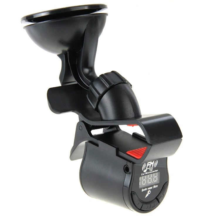 FM09 Car Mount Holder Charger Fm Transmitter Handsfree for iPhone 5 & 5S & 5C / iPhone 4 & 4S(Black)