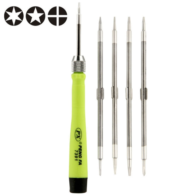 4 in 1 CR-V Series Screwdriver Sets for iPhone 5 & 5S & 5C / iPhone 4 & 4S, T2 - T4 (0.8mm) / T5 - T6 (1.2mm)