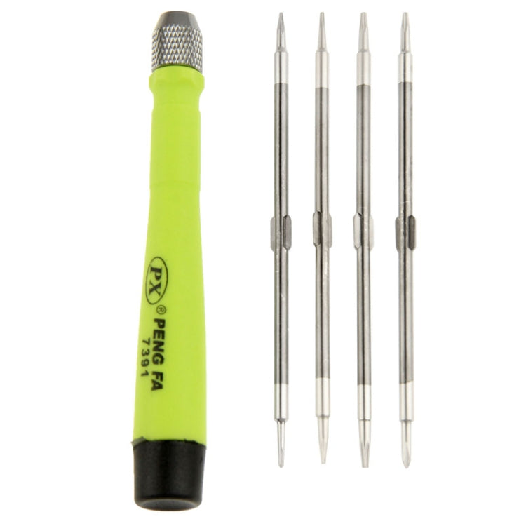 4 in 1 CR-V Series Screwdriver Sets for iPhone 5 & 5S & 5C / iPhone 4 & 4S, T2 - T4 (0.8mm) / T5 - T6 (1.2mm)
