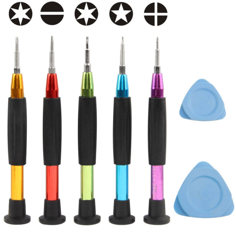 7 in 1 Versatile (Screwdrivers + Triangle Paddles Open Tools) Professional Screwdrivers for Apple iPhone / Blackberry Universal Other Mobile Phone