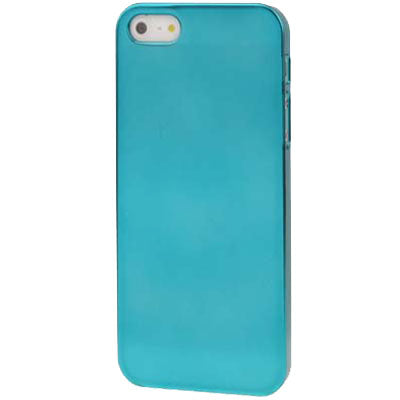 Smooth Pure Color Series Plastic Protective Case for iPhone 5 & 5s & SE (Aeruginosa stone )
