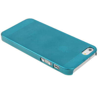 Smooth Pure Color Series Plastic Protective Case for iPhone 5 & 5s & SE (Aeruginosa stone )