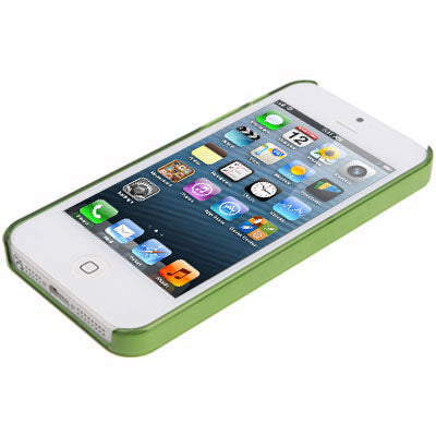 Smooth Pure Color Series Plastic Protective Case for iPhiPhone 5 & 5S (Army Green)