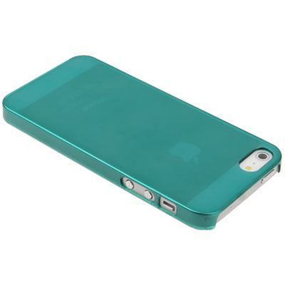 Smooth Pure Color Series Plastic Protective Case for iPhone 5 & 5s & SE (Turquoise)