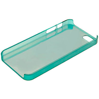 Smooth Pure Color Series Plastic Protective Case for iPhone 5 & 5s & SE (Turquoise)
